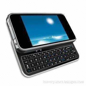 Ultrathin Slide-out Wireless Bluetooth Keyboard for iPhone 4, Wireless Bluetooth Slide Keyboard Case